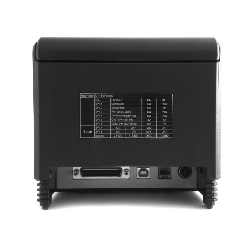 Impresora de Tickets Approx appPOS80AM/ Térmica/ Ancho papel 80mm/ USB-RS232/ Negra - изображение 4