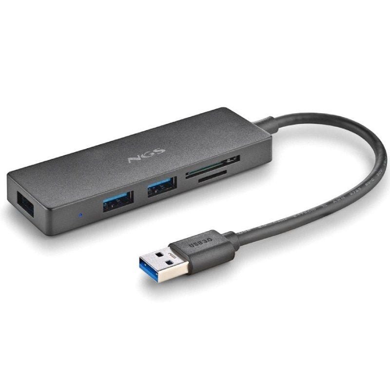 Hub USB NGS IHUB READER/ 3xUSB 3.0/ 1xLector de Tarjetas - изображение 4