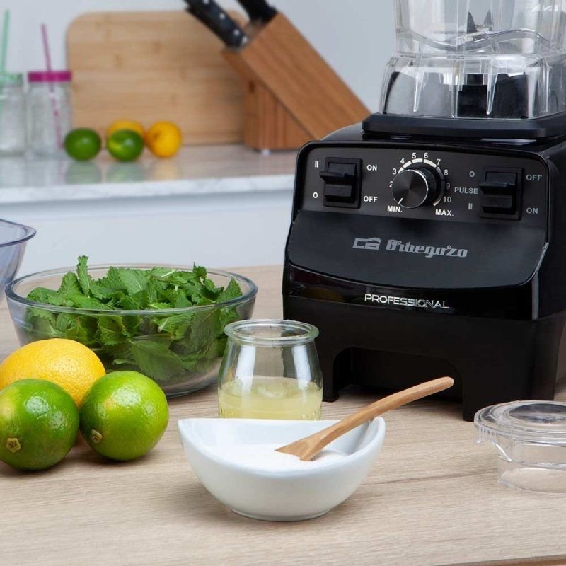 Batidora de vaso Orbegozo BV 9650 A/ 1500W/ 10 Velocidades/ Capacidad 2L - изображение 4