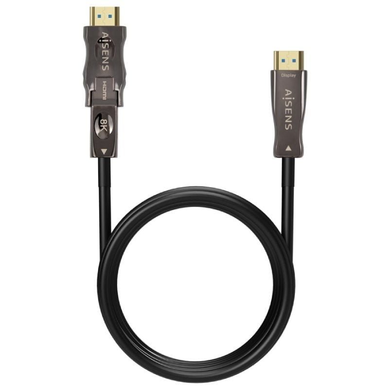 Cable HDMI 2.1 AOC 8K Desmontable Aisens A153-0648/ HDMI Macho / D Macho - HDMI Macho/ 50m/ Negro - изображение 2