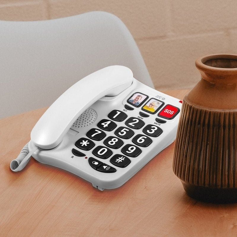 Teléfono SPC Confort Numbers 2/ Blanco - изображение 4