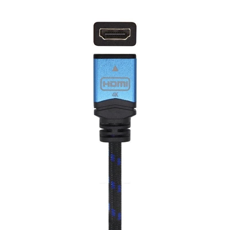 Cable Alargador HDMI Aisens A120-0452/ HDMI Macho - HDMI Hembra/ 1m/ Negro/ Azul - изображение 2