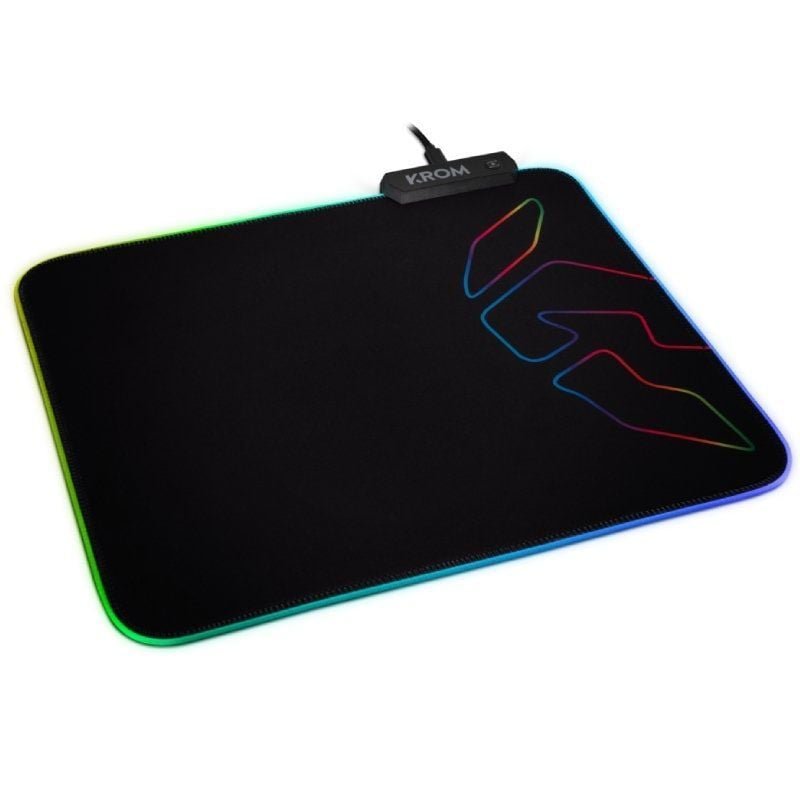 Alfombrilla Krom Knout RGB con Iluminación LED/ 320 x 270 x 3 mm - изображение 2