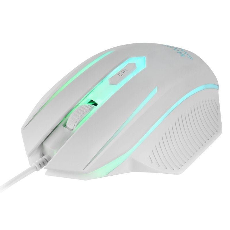 Pack Gaming Mars Gaming MCP124/ Teclado H-MECH  + Ratón Óptico + Alfombrilla/ Blanco - изображение 3