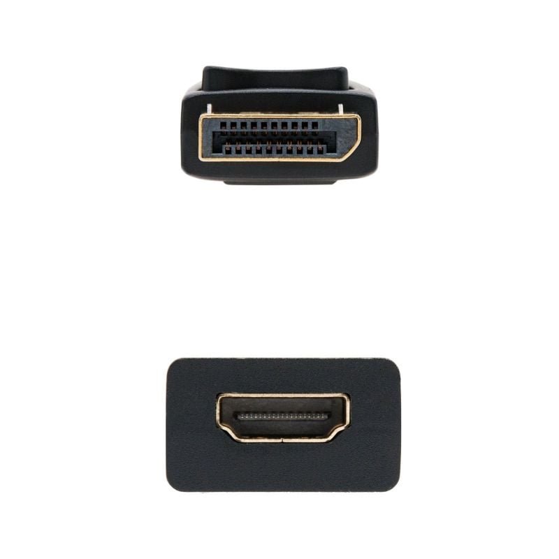 Conversor Nanocable 10.16.0502/ DisplayPort Macho - HDMI Hembra/ 15cm/ Negro - изображение 2