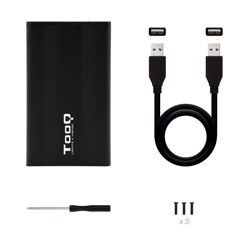 Caja Externa para Disco Duro de 2.5" TooQ TQE-2510B/ USB 2.0 - изображение 4
