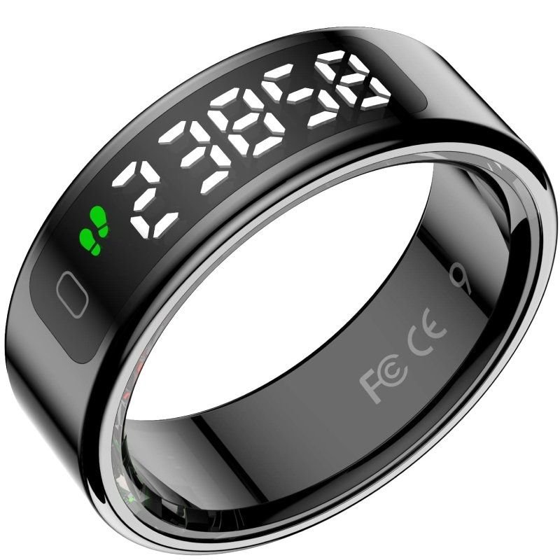 Anillo Inteligente Leotec Kör Mau Smart Ring Talla 9/ Ø19.1mm/ Notificaciones/ Frecuencia Cardíaca/ Negro - изображение 2