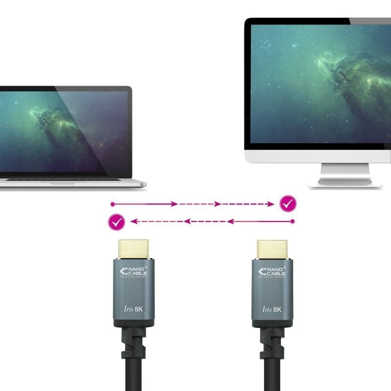 Cable HDMI Nanocable 10.15.8003/ HDMI Macho - HDMI Macho/ 3m/ Negro - изображение 4