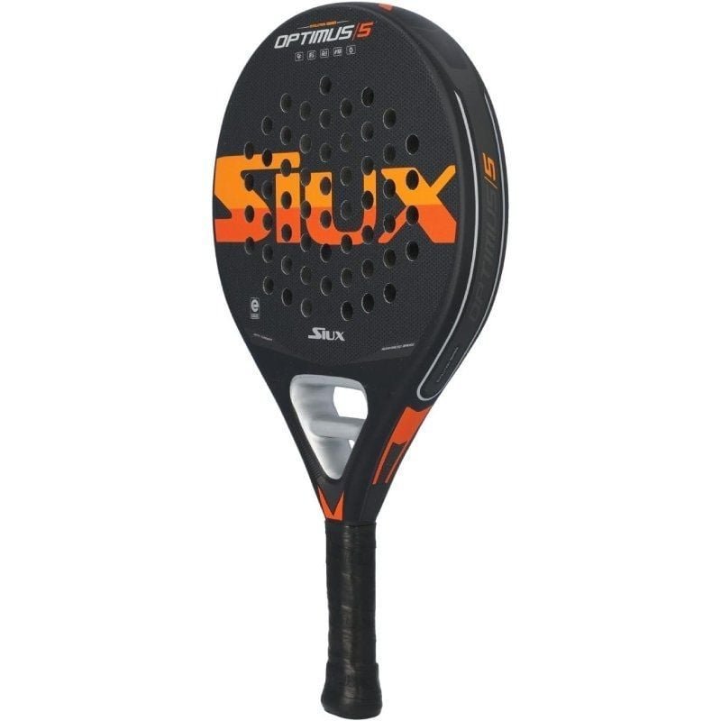 Pala de Pádel Siux Optimus 5/ Negra y Naranja