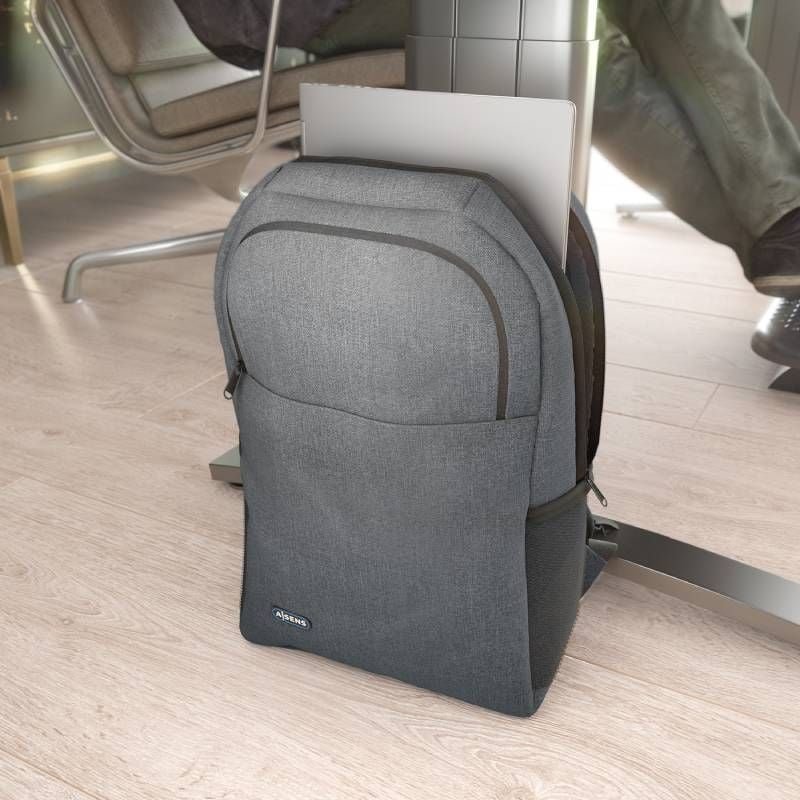Mochila Aisens Premium ASBG-BP083-GR para Portátiles hasta 15.6"/ Gris - изображение 5