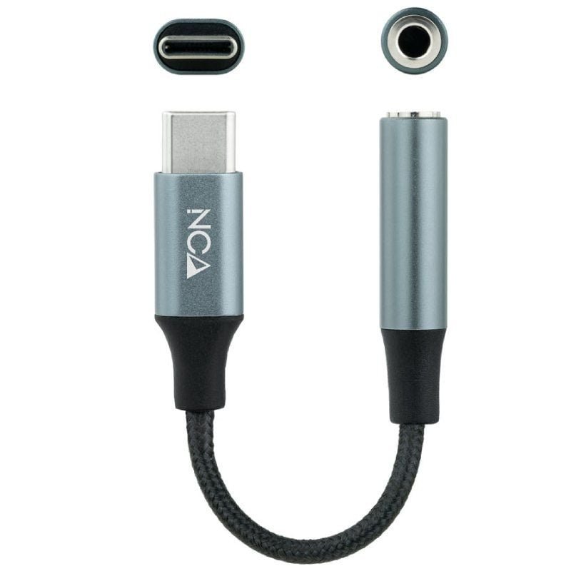 Conversor USB Tipo-C Nanocable 10.24.1204/ USB Tipo-C Macho - Jack 3.5 Hembra - изображение 2