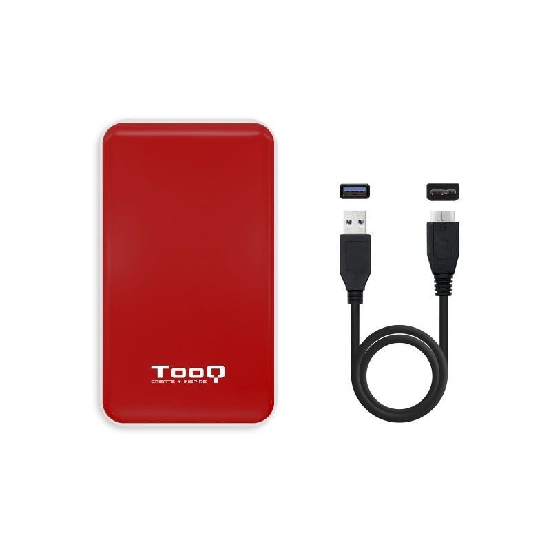 Caja Externa para Disco Duro de 2.5" TooQ TQE-2528R/ USB 3.1/ Sin tornillos - изображение 4