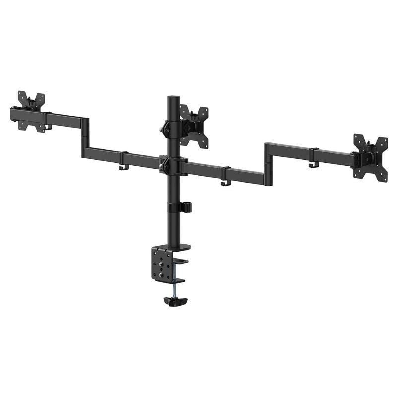 Soporte de Mesa para 3 Monitores Aisens DT27TSR-281/ Giratorio/ Inclinable/ hasta 10kg - изображение 3