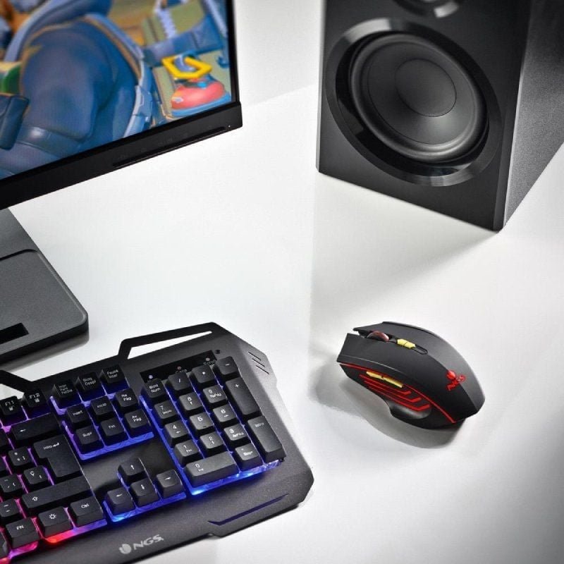 Ratón Gaming Inalámbrico NGS GMX-200/ Batería recargable/ Hasta 3200 DPI - изображение 5
