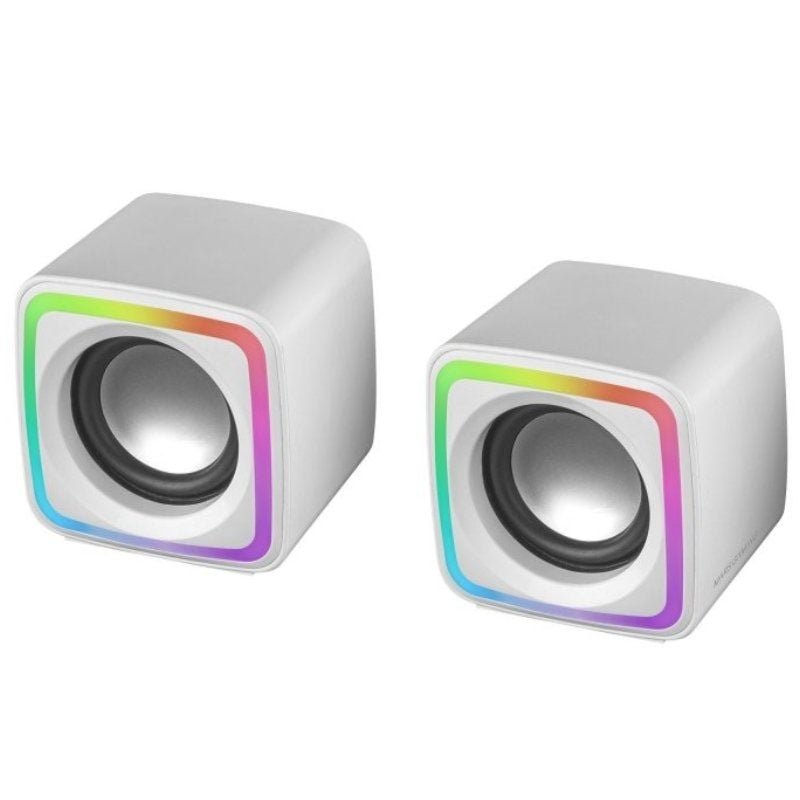Altavoces Mars Gaming MSCUBE/ 8W/ 2.0/ Blancos - изображение 4