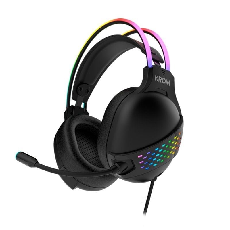 Auriculares Gaming con Micrófono Krom Klaim/ Jack 3.5/ USB 2.0/ Negros - изображение 2