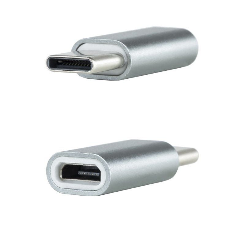 Adaptador Nanocable 10.02.0011/ USB Tipo-C Macho - MicroUSB Hembra - изображение 2