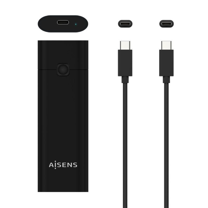 Caja Externa para Disco SSD M.2 NVMe Aisens ASM2-020B/ USB 3.1 Gen2/ Sin Tornillos - изображение 2