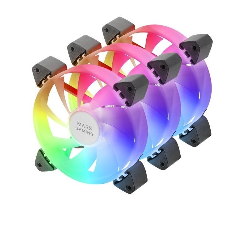 Pack 3 Ventiladores Mars Gaming MF-3A/ 12cm/ ARGB - изображение 3