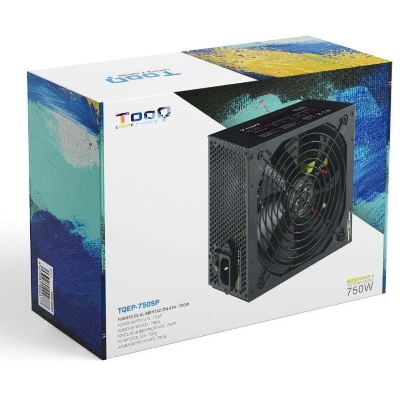 Fuente de Alimentación Tooq TQAPOLO-750SP/ 750W/ Ventilador 14cm - изображение 5