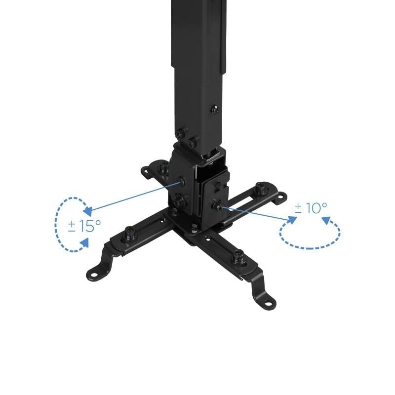 Soporte de Techo para Proyector TooQ PJ2012T-B/ Inclinable/ hasta 20kg - изображение 3