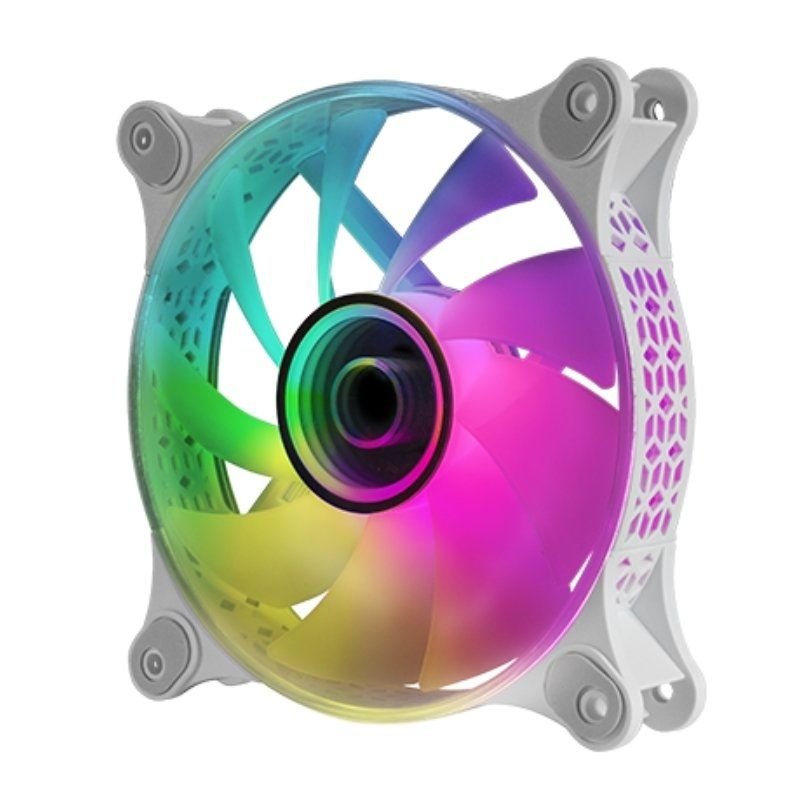 Ventilador Mars Gaming MF-3D/ 12cm/ ARGB/ Blanco - изображение 3