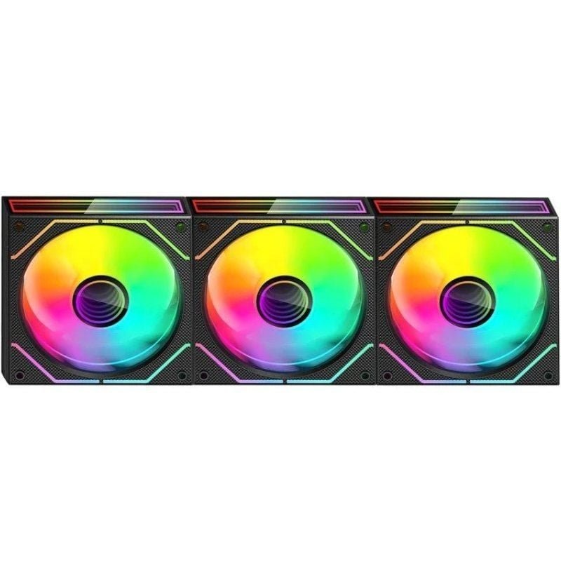 Pack 3 Ventiladores Mars Gaming MF-3DPROKIT/ 12cm + HUB + Mando a Distancia/ ARGB - изображение 4