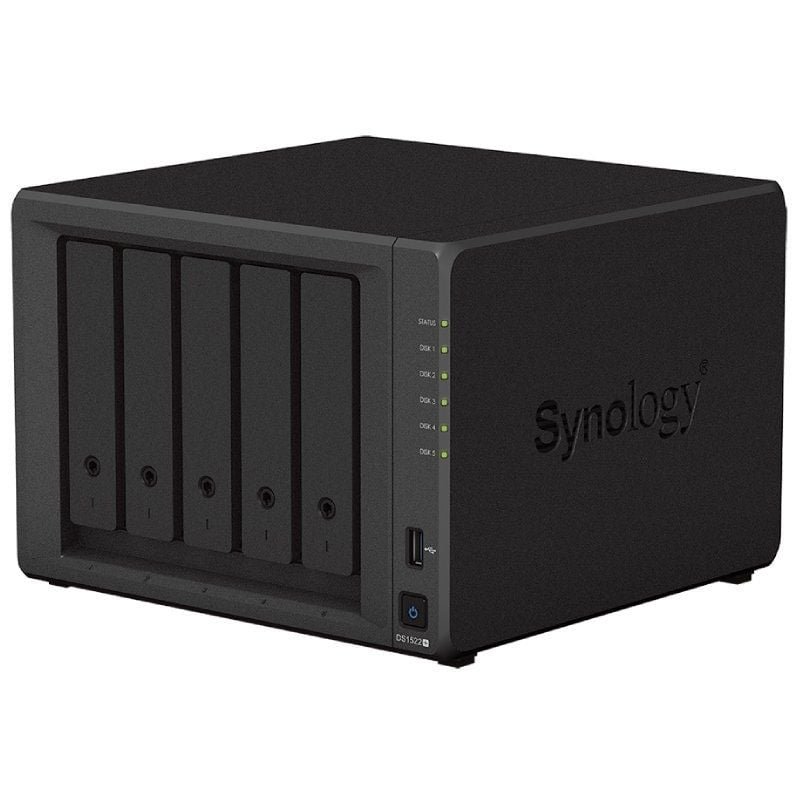 NAS Synology Diskstation DS1522+/ 5 Bahía 3.5"- 2.5"/ 16GB DDR4/ Formato Torre - изображение 2