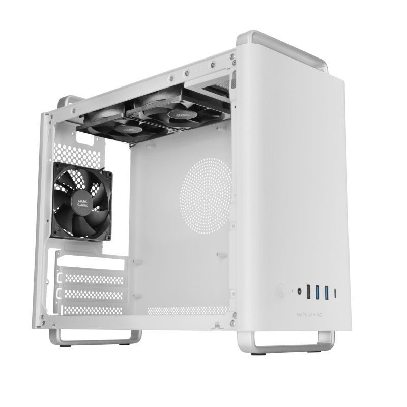Caja Gaming Minitorre Mars Gaming MC-ELITE/ Blanca - изображение 4