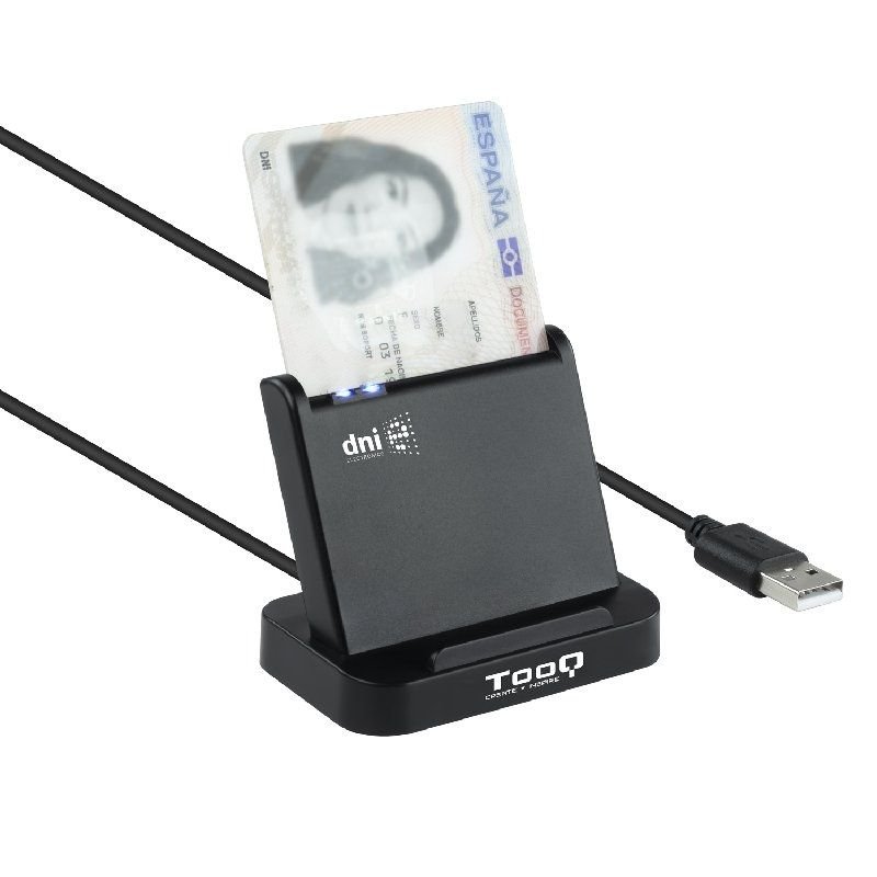 Lector de DNI TooQ TQR-220B/ USB 2.0/ Negro - изображение 2