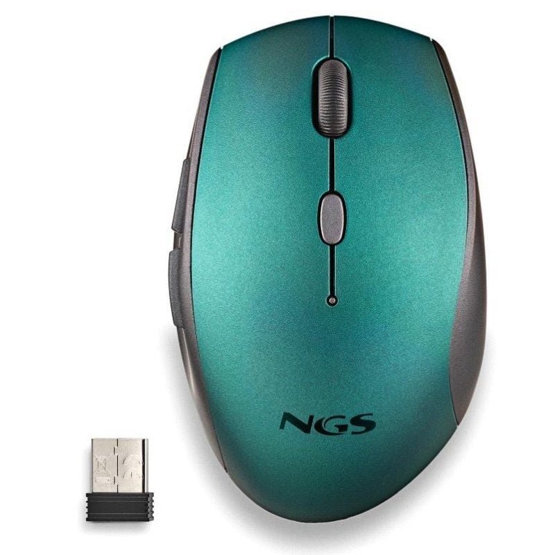 Ratón Inalámbrico NGS Bee Blue/ Hasta 1600 DPI/ Azul - изображение 4