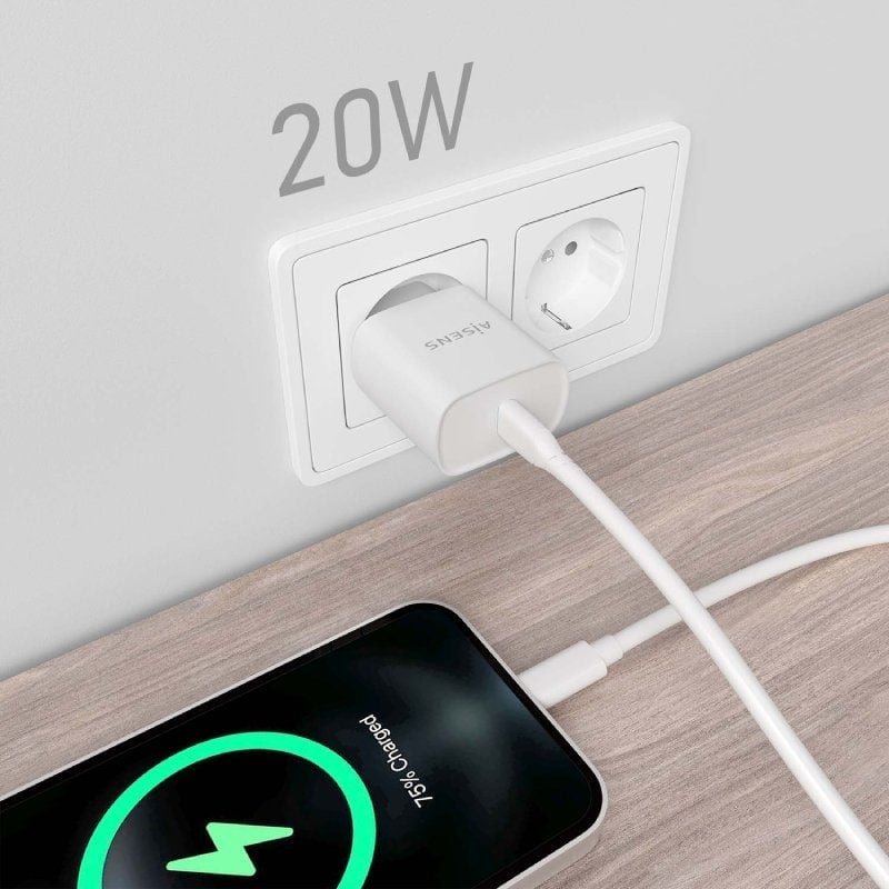 Cargador de Pared Aisens A110-0752/ 1xUSB Tipo-C/ 20W - изображение 5