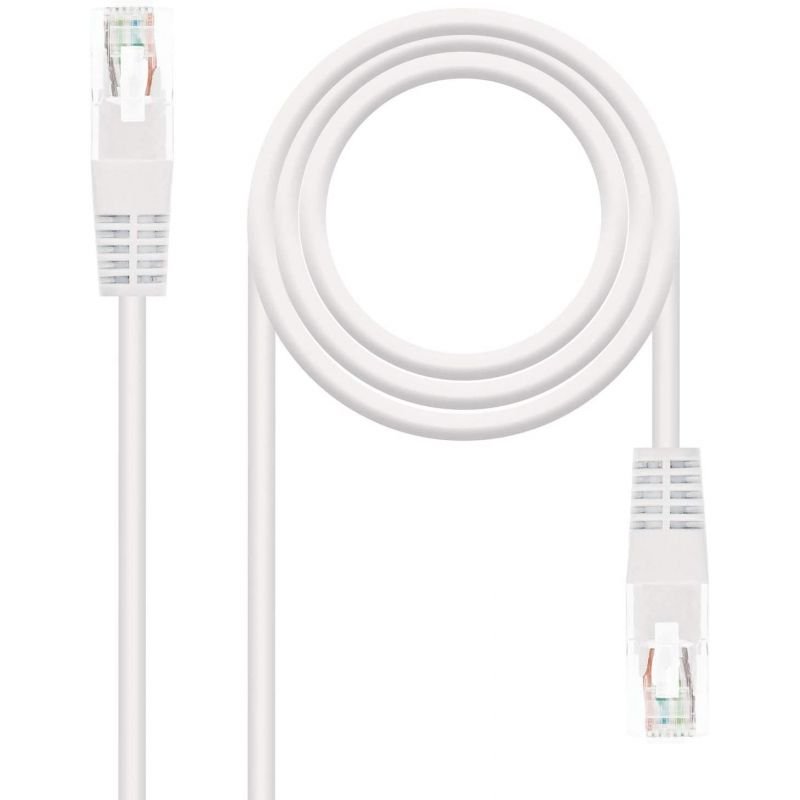 Cable de Red RJ45 UTP Nanocable 10.20.0110 Cat.5/ 10m/ Gris - изображение 2