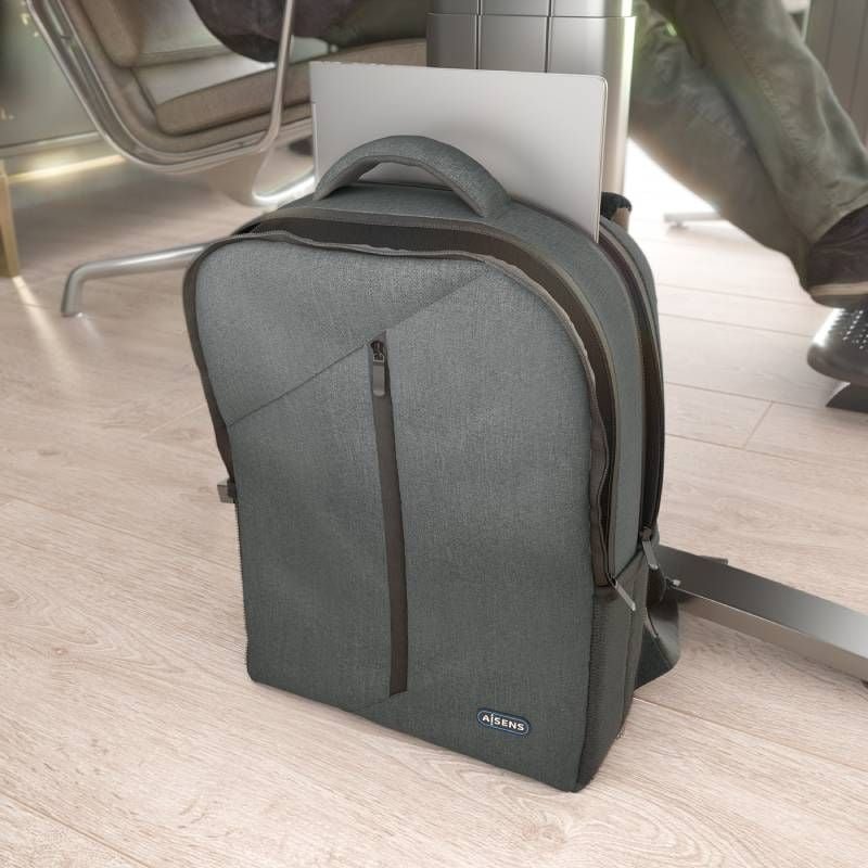 Mochila Aisens Premium ASBG-BP084-GR para Portátiles hasta 15.6"/ Gris - изображение 5