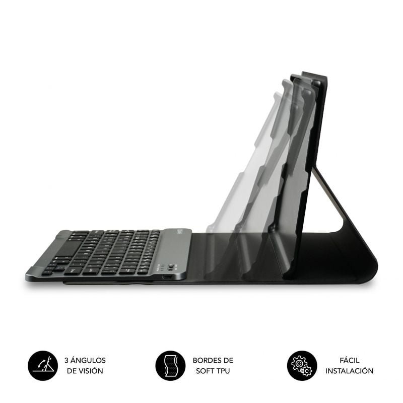 Funda con Teclado Subblim Keytab Pro Bluetooth para Lenovo Tab M11 de 11"/ Negra - изображение 2
