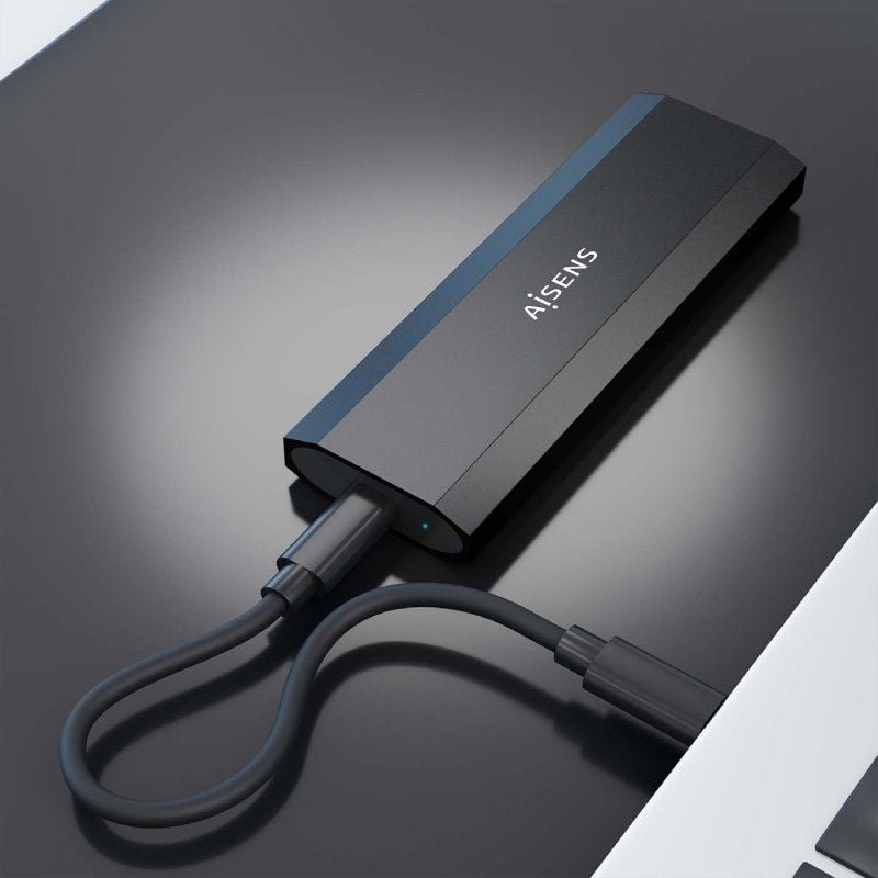 Caja Externa para Disco SSD M.2 NVMe Aisens ASM2-028B/ USB 3.2/ Sin tornillos - изображение 5