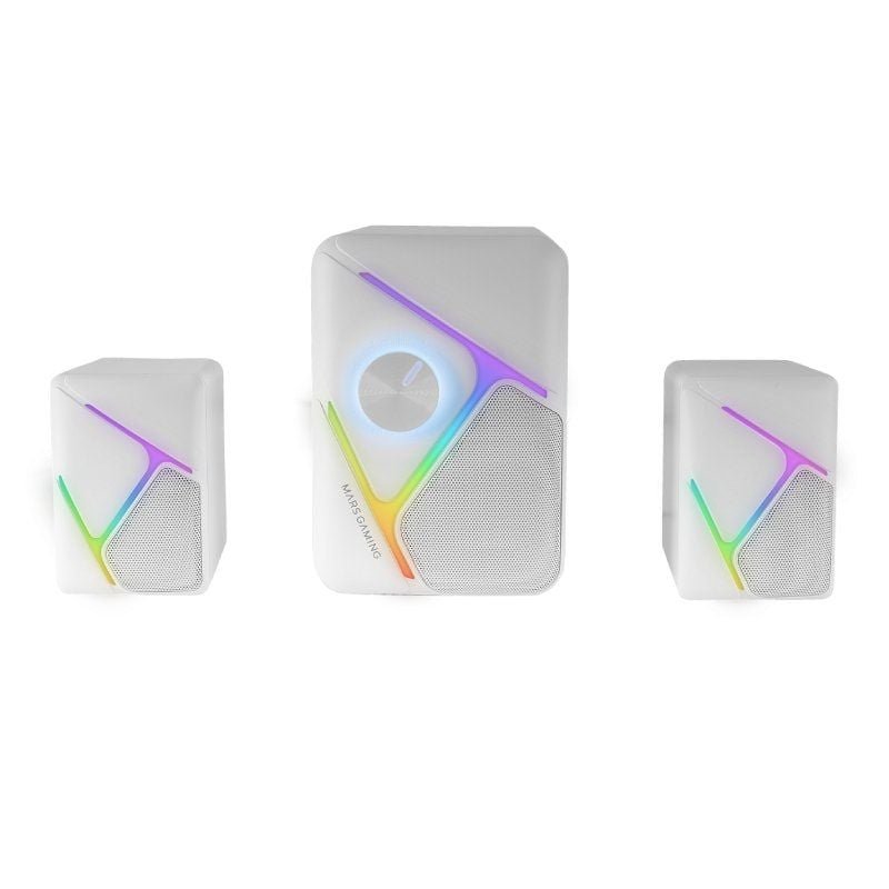 Altavoces Mars Gaming MS-H21/ 35W/ 2.1/ Blancos - изображение 2