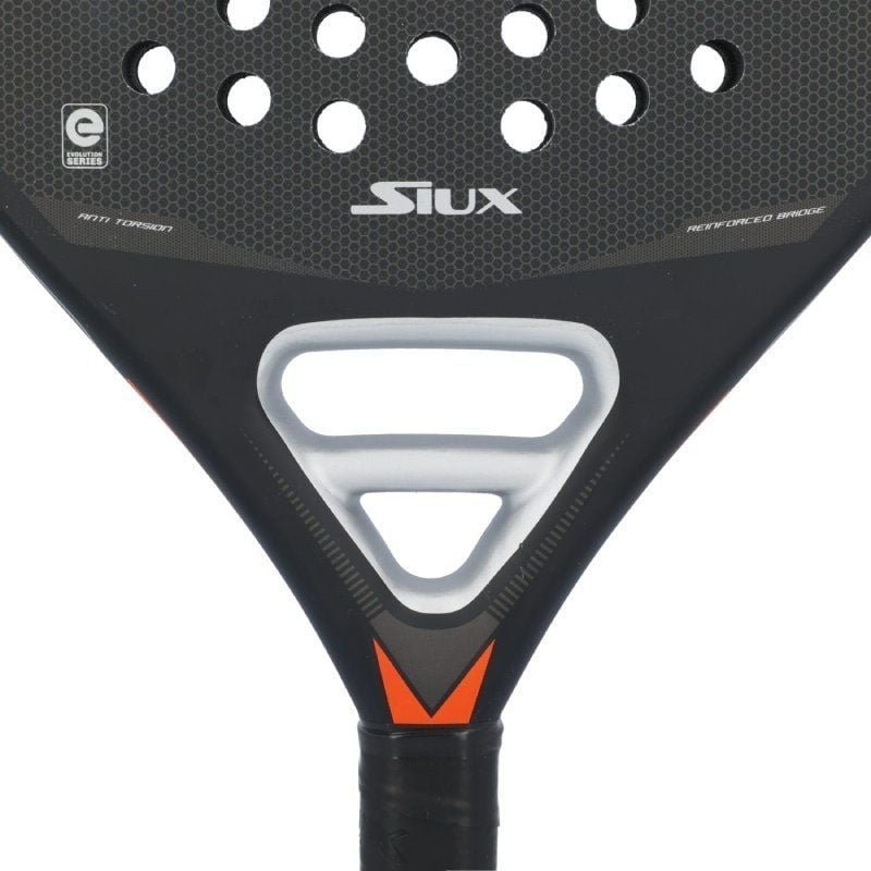 Pala de Pádel Siux Optimus 5/ Negra y Naranja