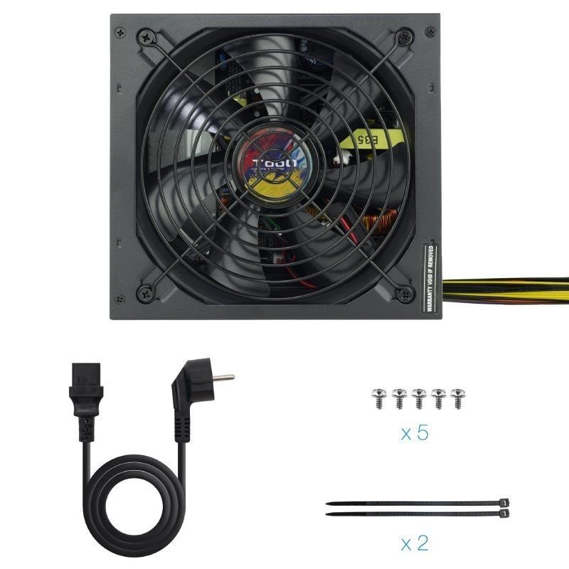 Fuente de Alimentación TooQ TQAPOLO-650SP/ 650W/ Ventilador 14cm - изображение 4