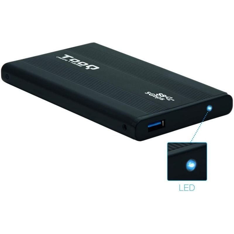 Caja Externa para Disco Duro de 2.5" TooQ TQE-2524B/ USB 3.1 - изображение 2