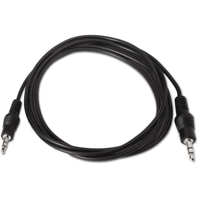 Cable Estéreo Aisens A128-0142/ Jack 3.5 Macho - Jack 3.5 Macho/ Hasta 0.1W/ 1.5m/ Negro - изображение 2