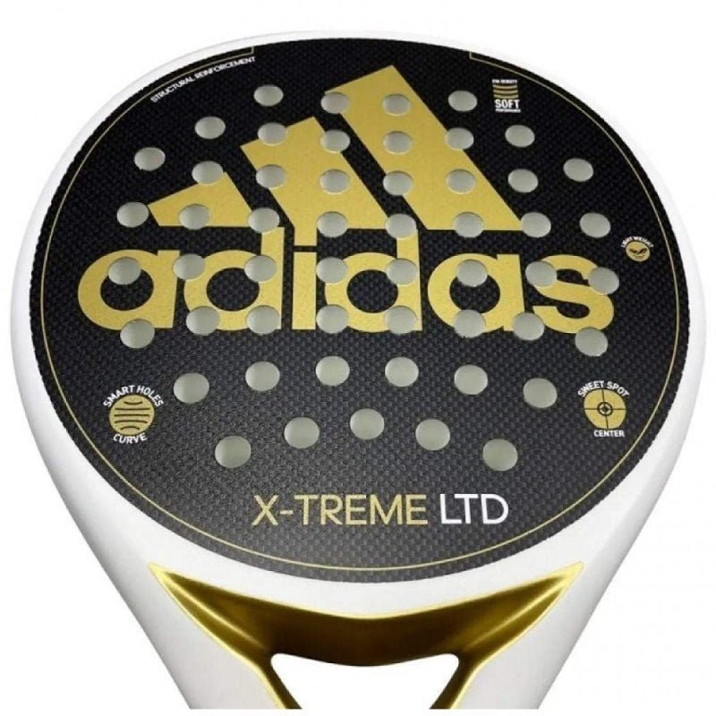 Pala de Pádel Adidas Pala Adidas X-Treme/ Blanca y Oro - изображение 3