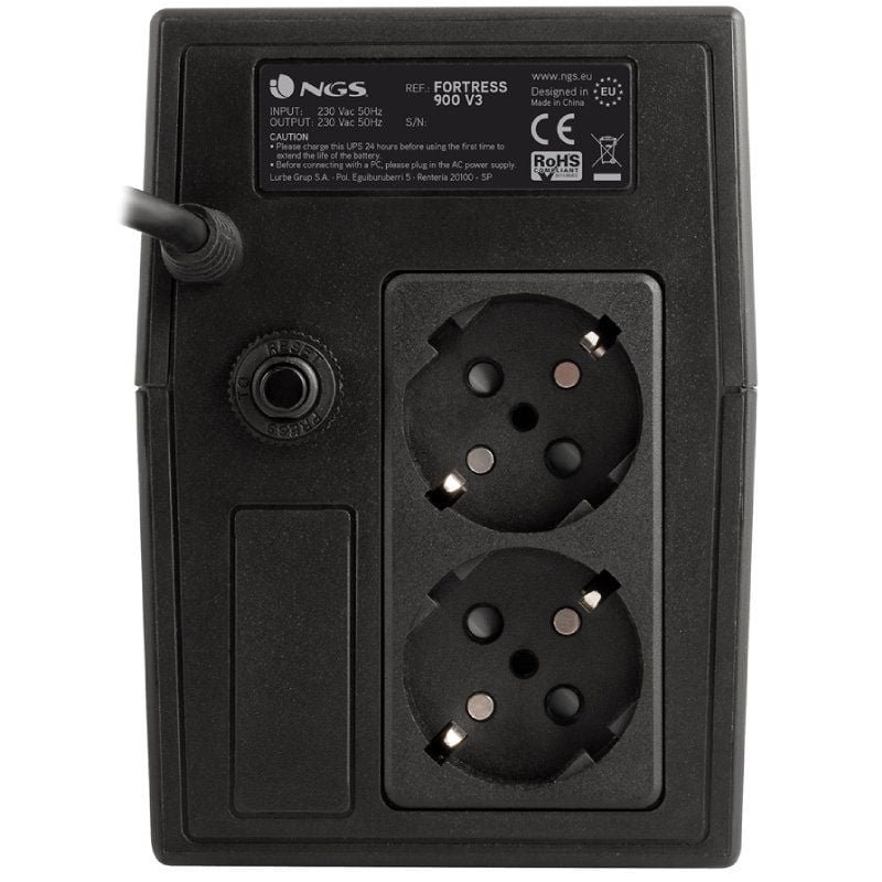 SAI Offline NGS Fortress 900 V3/ 360W/ 2 Salidas/ Formato Torre - изображение 3