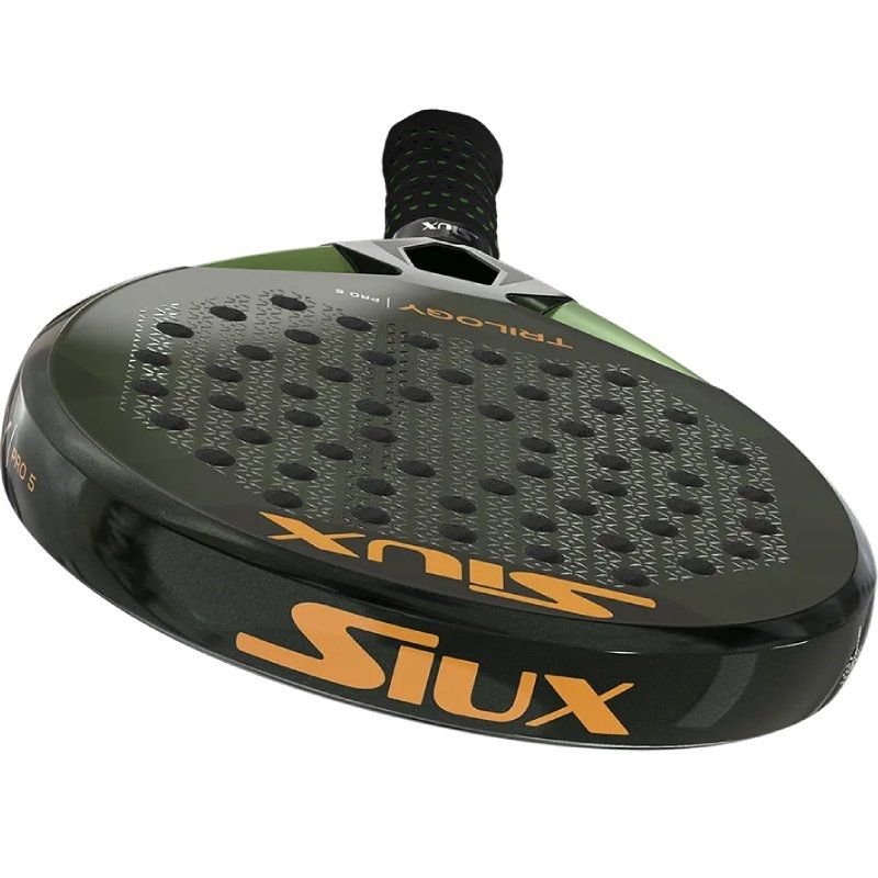 Pala de Pádel Siux Trilogy Pro 5 2025 (Patty Llaguno)/ Negra y Verde