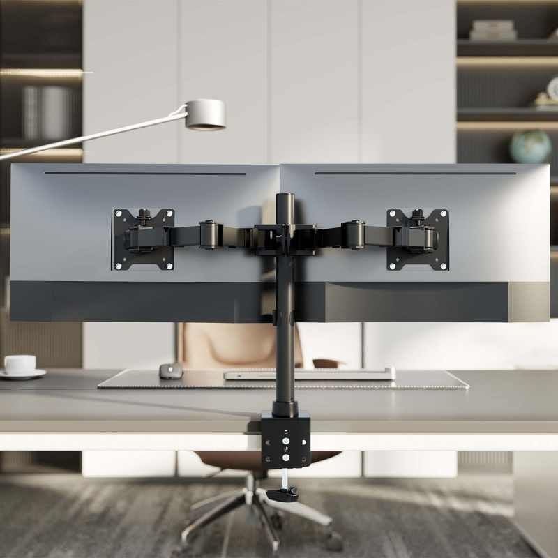 Soporte de Mesa para 2 Monitores Aisens DT35TSR-359/ Giratorio/ Inclinable/ hasta 20kg - изображение 4