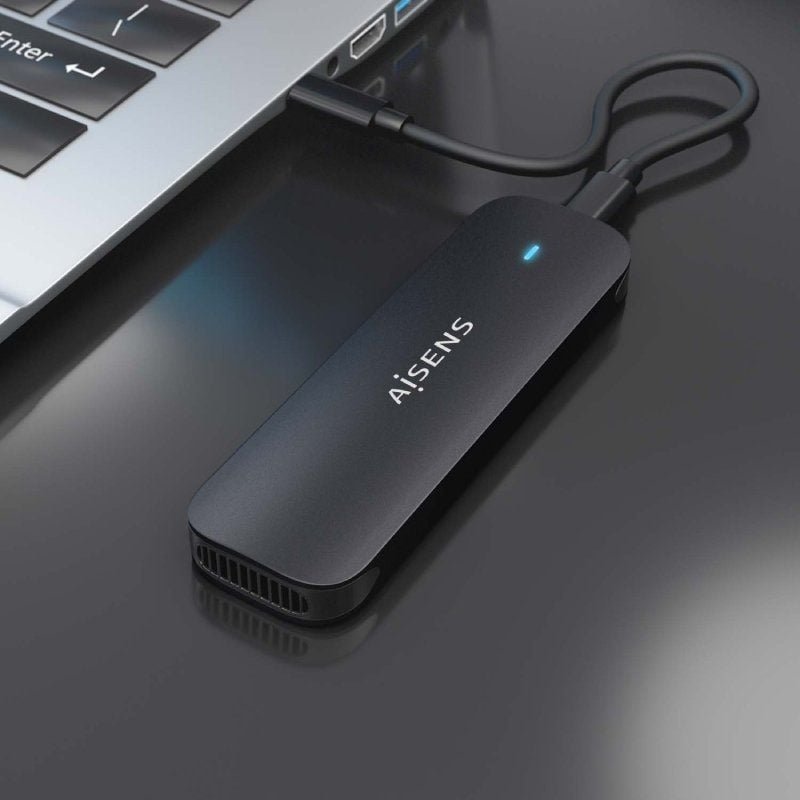Caja Externa para Disco SSD M.2 NVMe Aisens ASM2-024B/ USB 3.2/ Sin tornillos - изображение 5