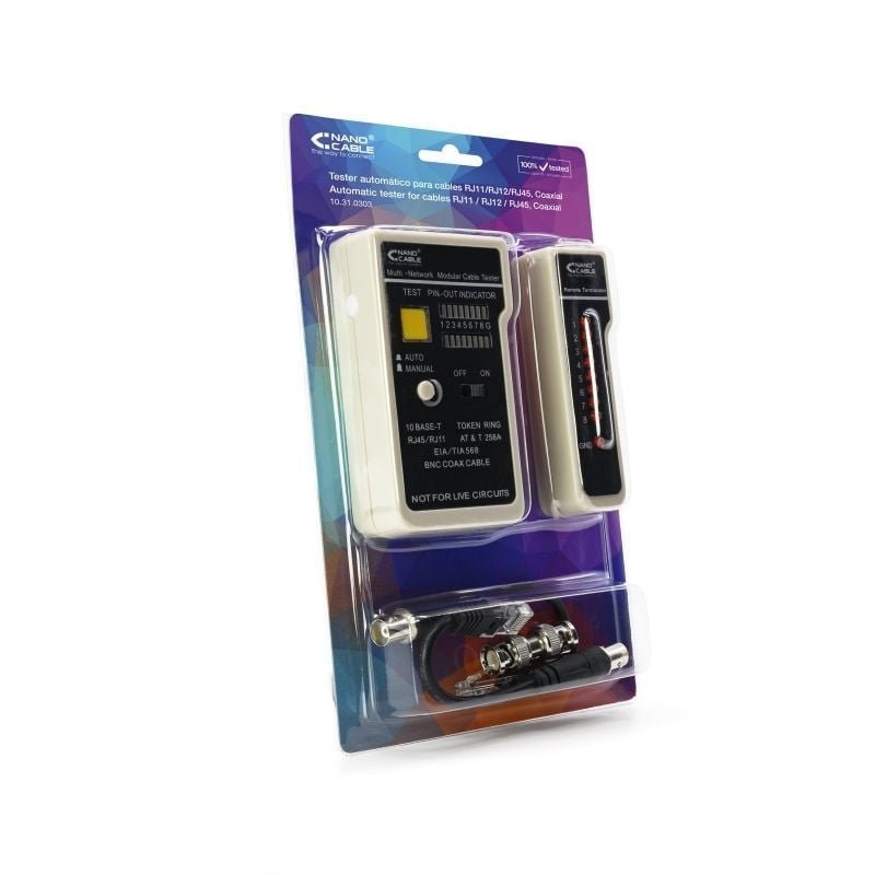 Tester Nanocable 10.31.0303 para RJ11-RJ12-RJ45 - изображение 3