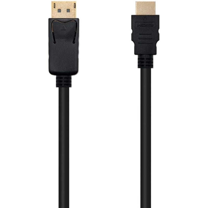 Cable DisplayPort Nanocable 10.15.4305/ DisplayPort Macho - HDMI Macho/ 5m/ Negro - изображение 2