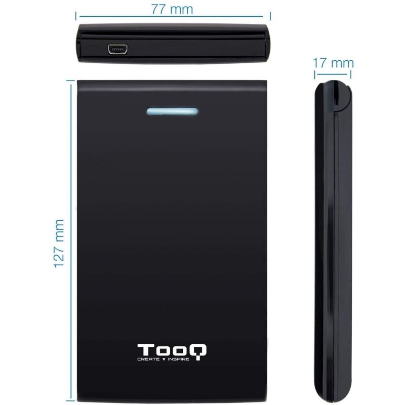 Caja Externa para Disco Duro de 2.5" TooQ TQE-2526B/ USB 3.1 - изображение 4