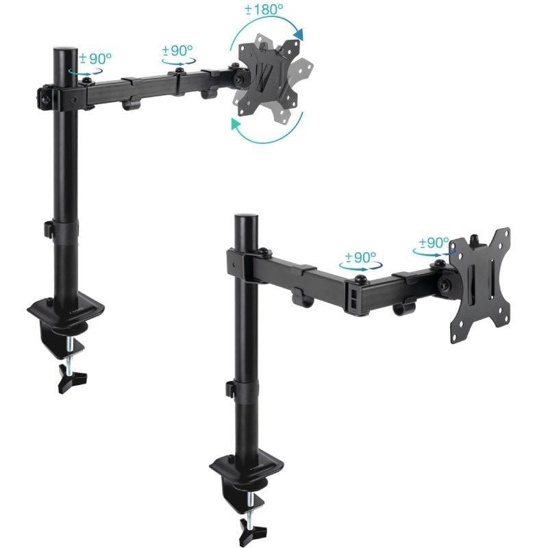 Soporte de Mesa para Monitor TooQ DB1801TN-B/ Giratorio/ Inclinable/ hasta 8kg - изображение 2